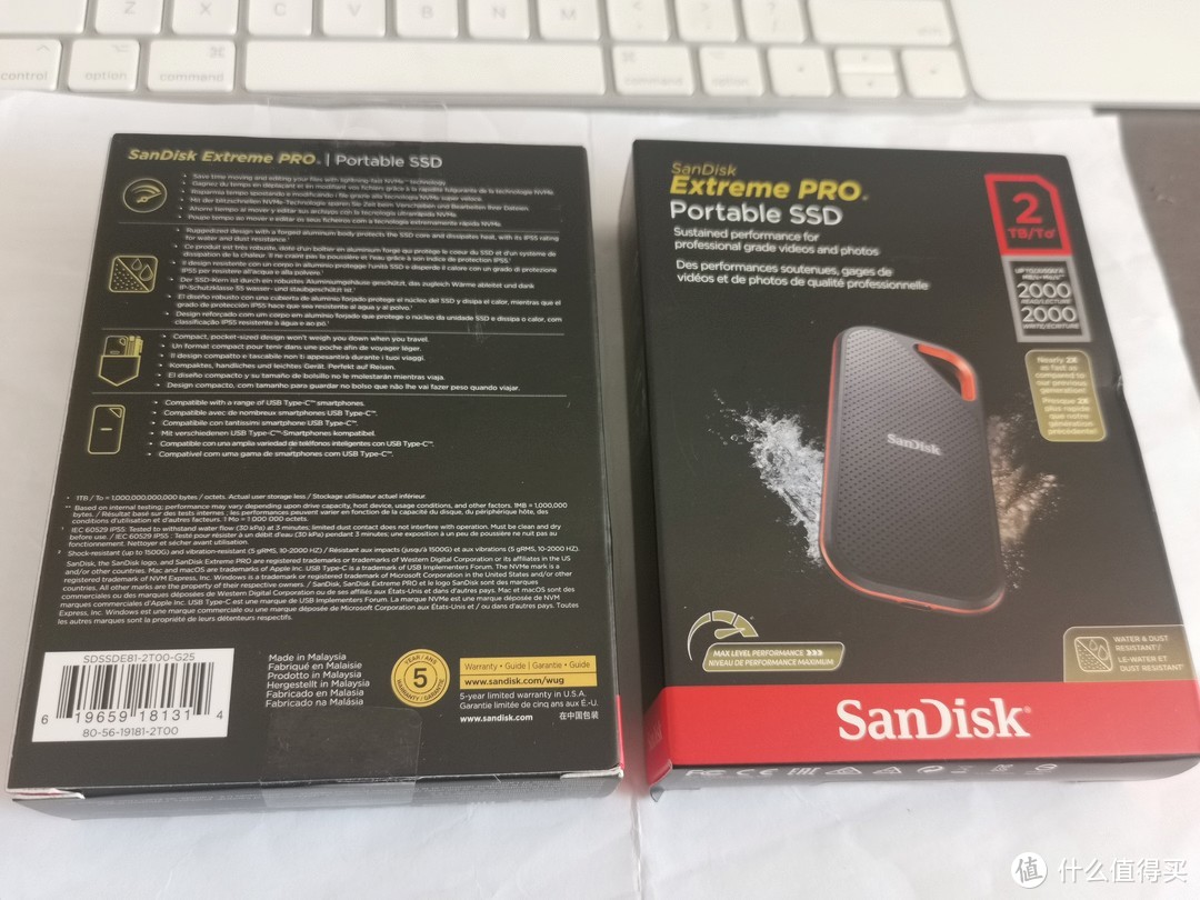 PC/タブレット PC周辺機器 SanDisk 闪迪至尊超极速Pro版NVMe 移动固态硬盘2TB 开箱评测_固态硬盘_ 