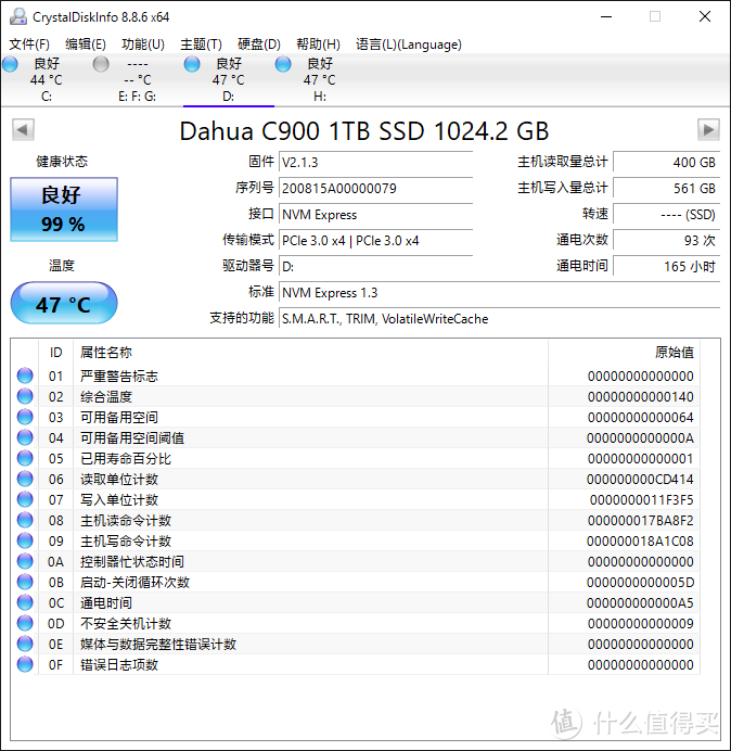 国产中端固态硬盘里, 我为何选了大华 C900 1TB