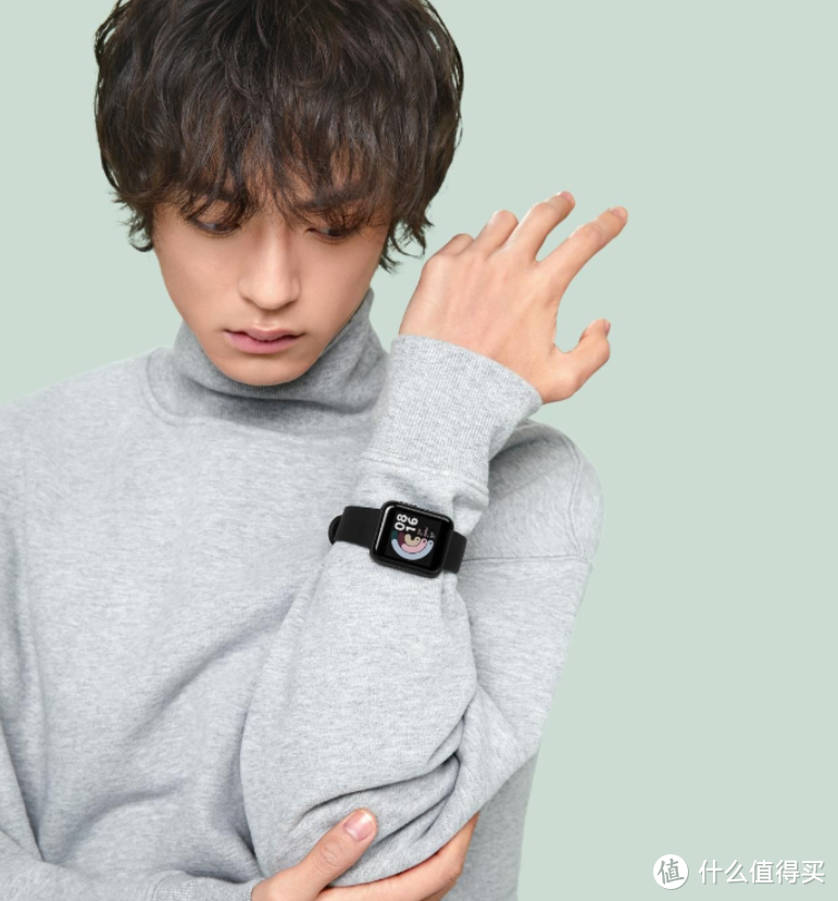 无感佩戴，24小时心率监测：Redmi Watch小方屏 智能手表发布