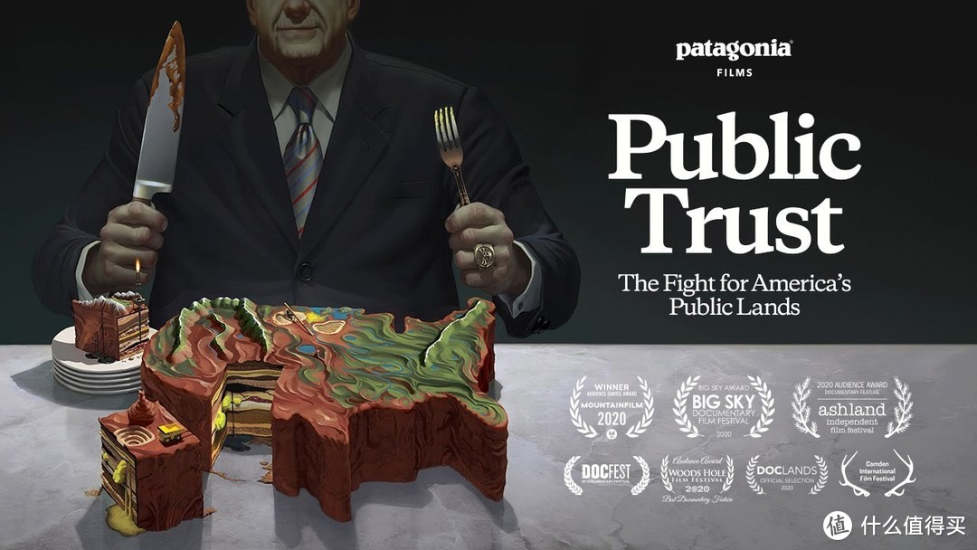 9月Patagonia发布的电影《Public Trust》，看封面就秒懂主题吧~