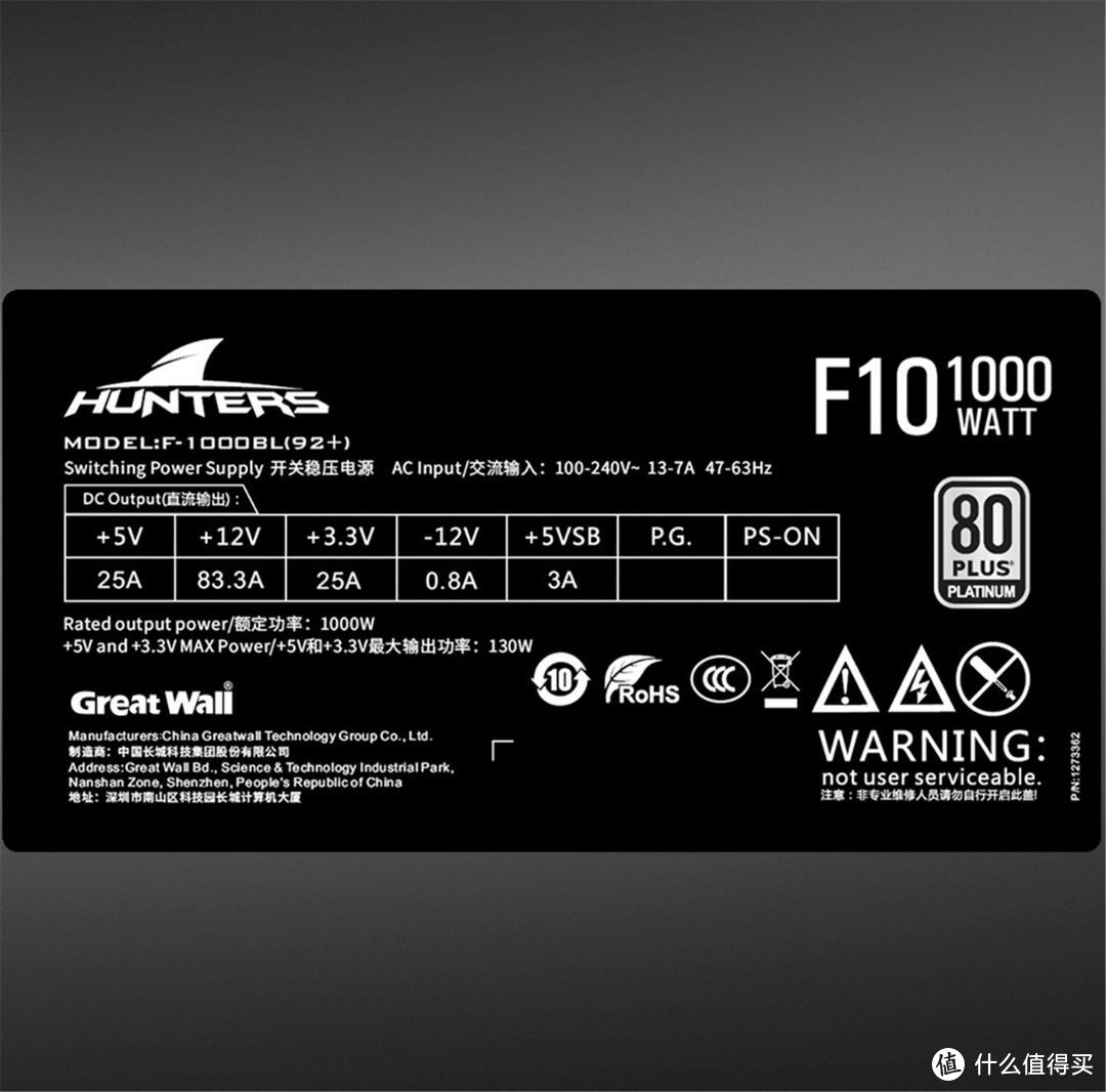 RTX3090显卡配什么电源？长城猎金部落1000W白金全模组电源实测