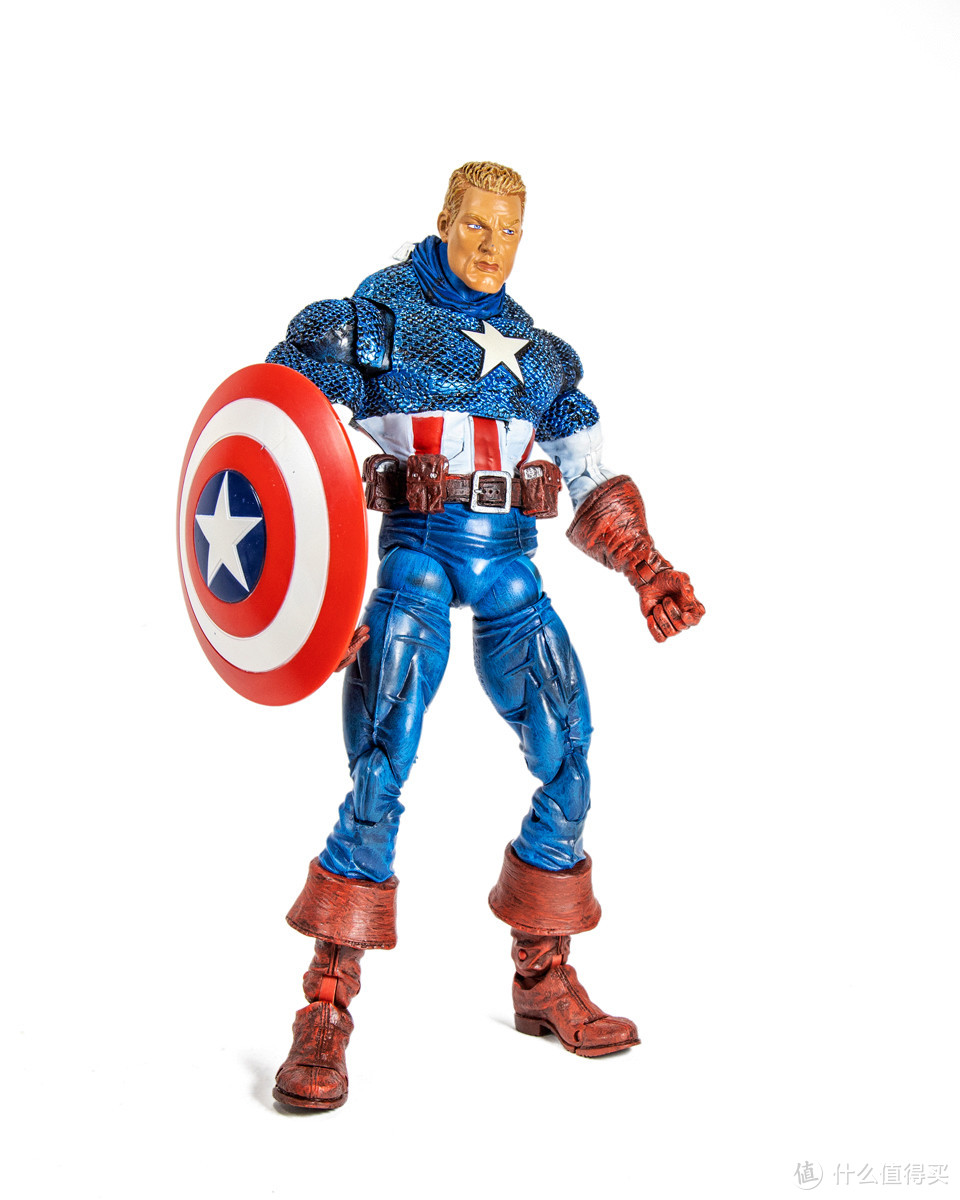 古早的别样精致与厚重质感：ToyBiz Marvel Legends 美国队长12寸可动人偶