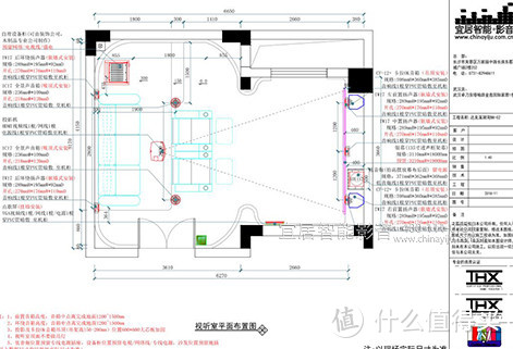 别墅家庭影院平面图