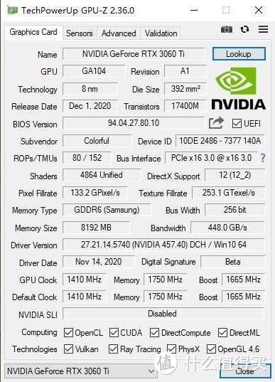 iGame GeForce RTX 3060 Ti Advanced OC甜品级显卡首发评测