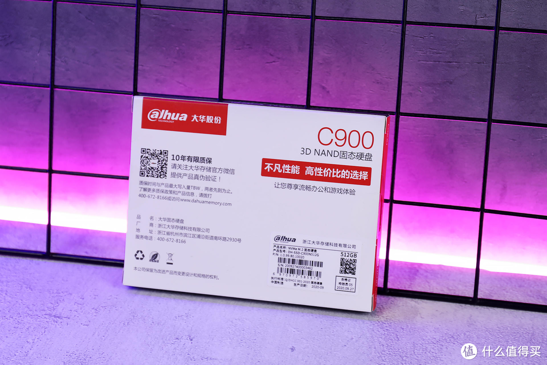 十年质保，国产消费级NVMe固态硬盘，大华C900评测