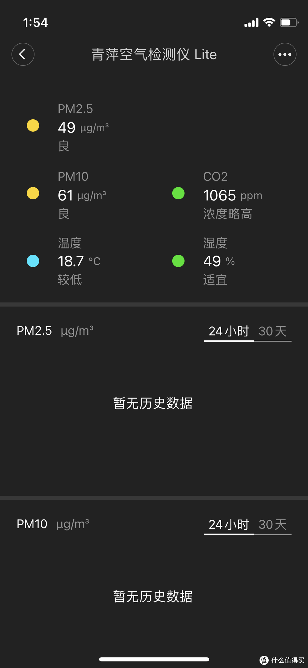 我家的空气检测小卫士：青萍空气检测仪Lite