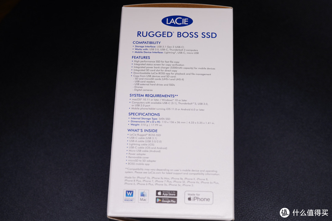 结实，老板，造！——LaCie Rugged BOSS SSD开箱