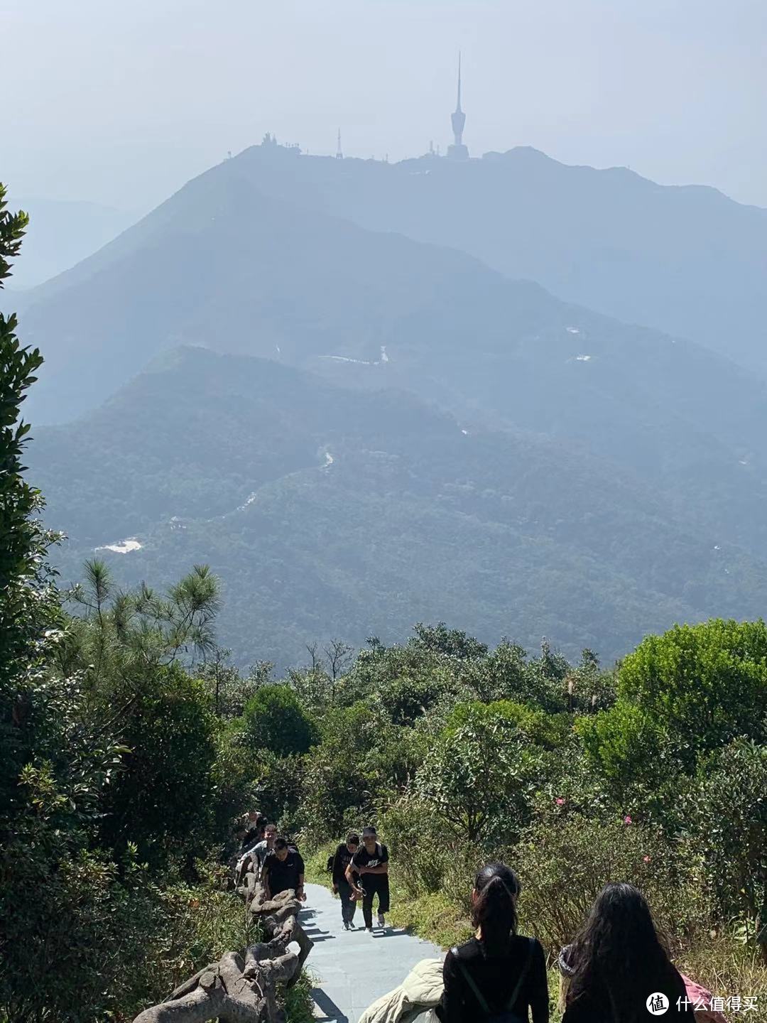 走绿色通道下山-往泰山涧走