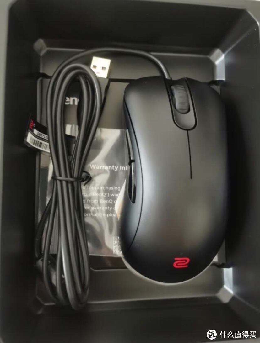 我买了一个没有RGB灯光的黑武士鼠标——卓威（明基）EC1鼠标开箱