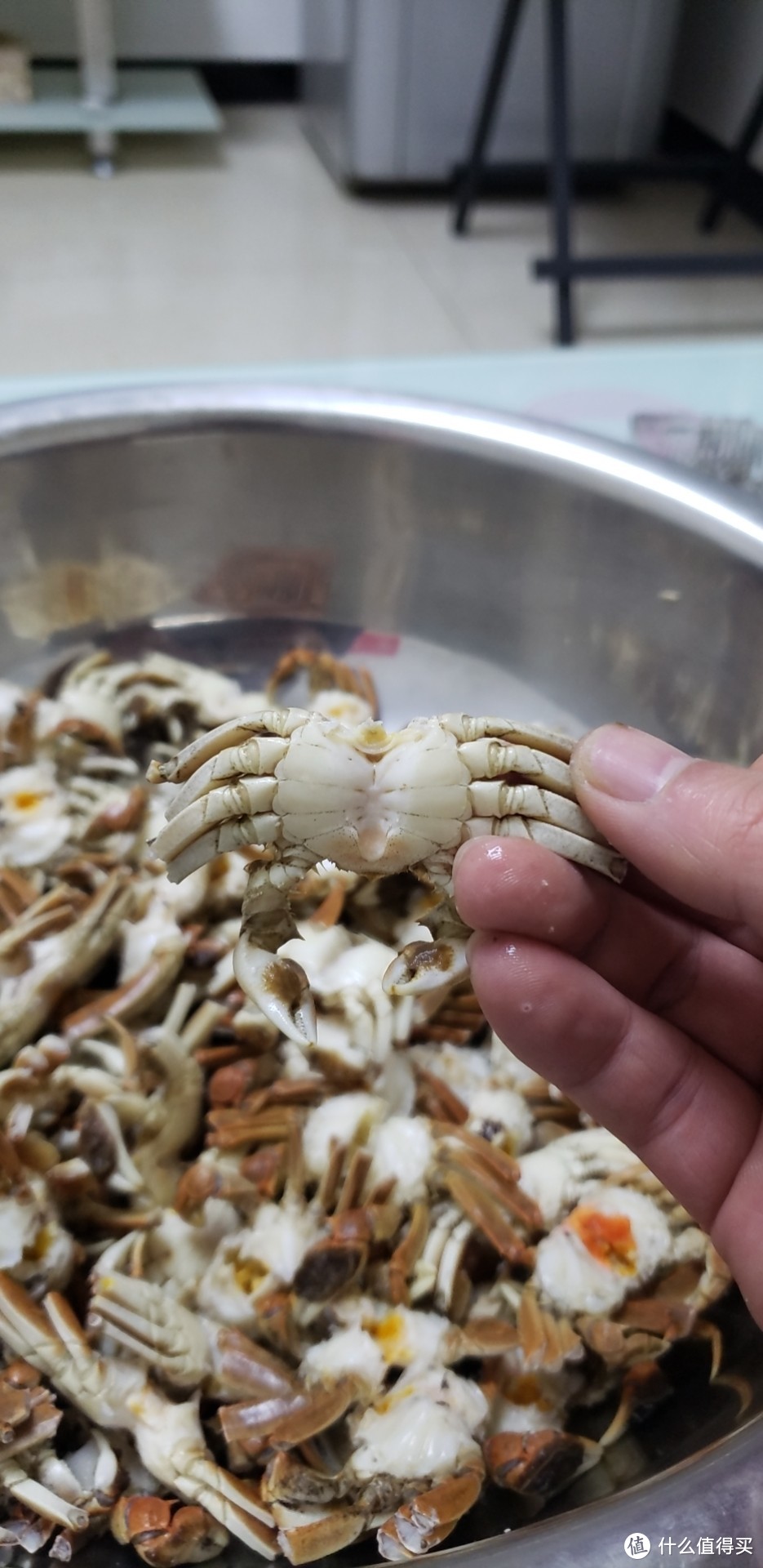 佐料比食材贵系列——一元蟹制作出的美味。。。。。。