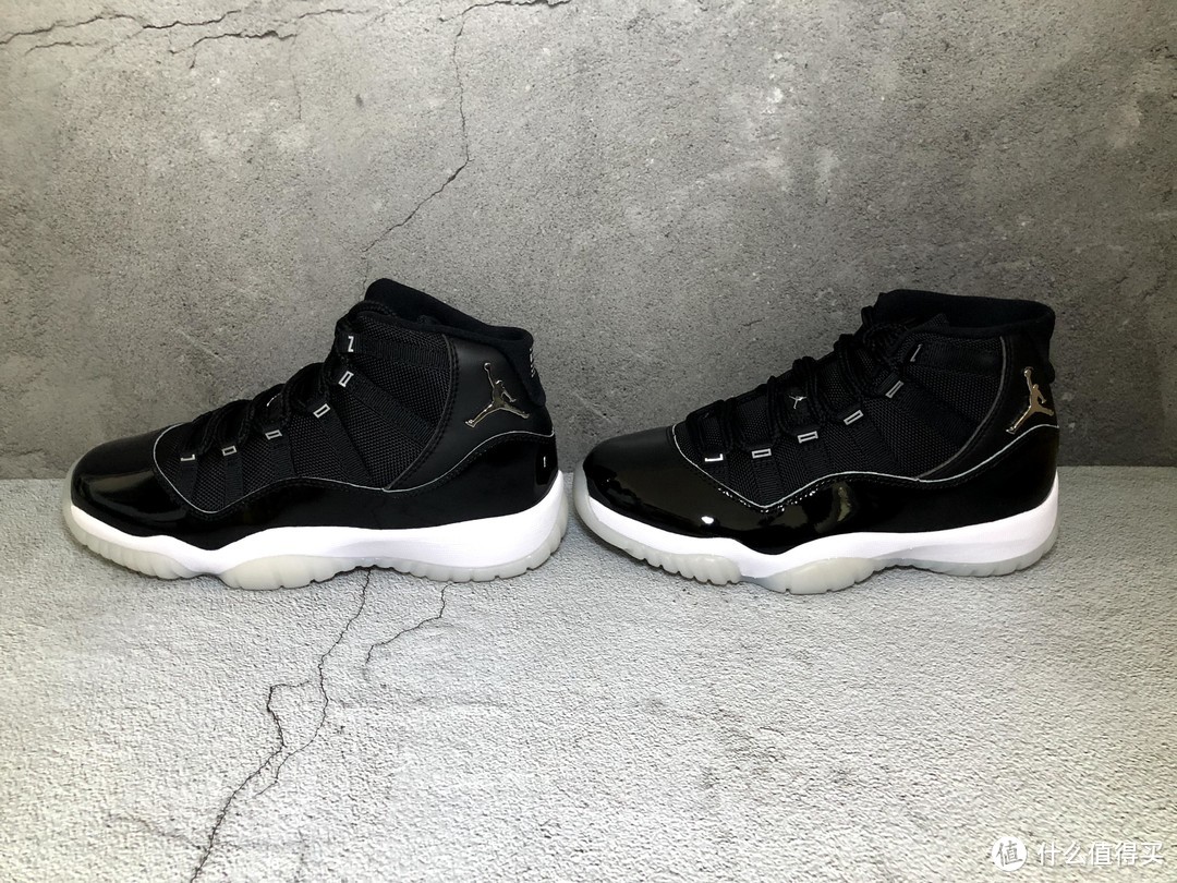 AJ11 黑银 25周年 同尺码有什么不同？ 女款对比GS款