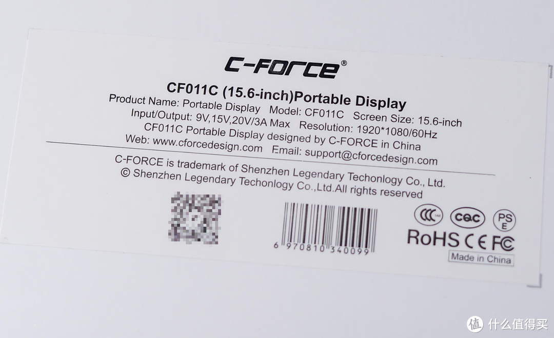 Switch必备神器：CFORCE CF011C 15.6英寸 便携显示屏 开箱体验！