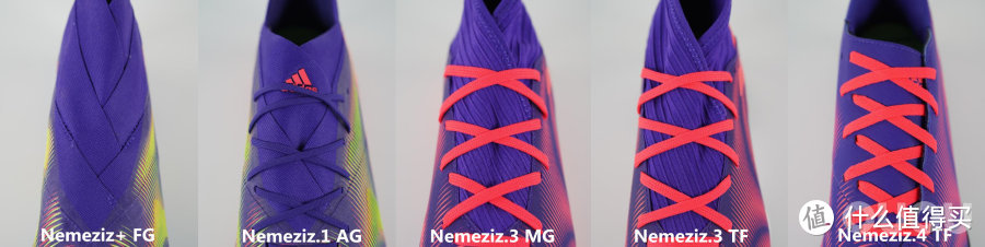 鞋面提升是重点 阿迪达斯全新Nemeziz全等级横向静态对比