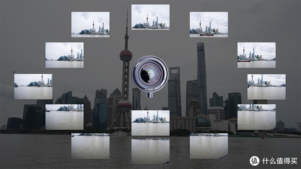 偏移到最大量后,各个方向分别拍摄