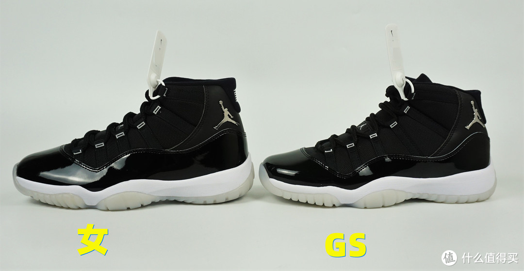 Air Jordan 11 Jubilee 25周年女款和GS款差啥？女款和GS尺码一样吗？