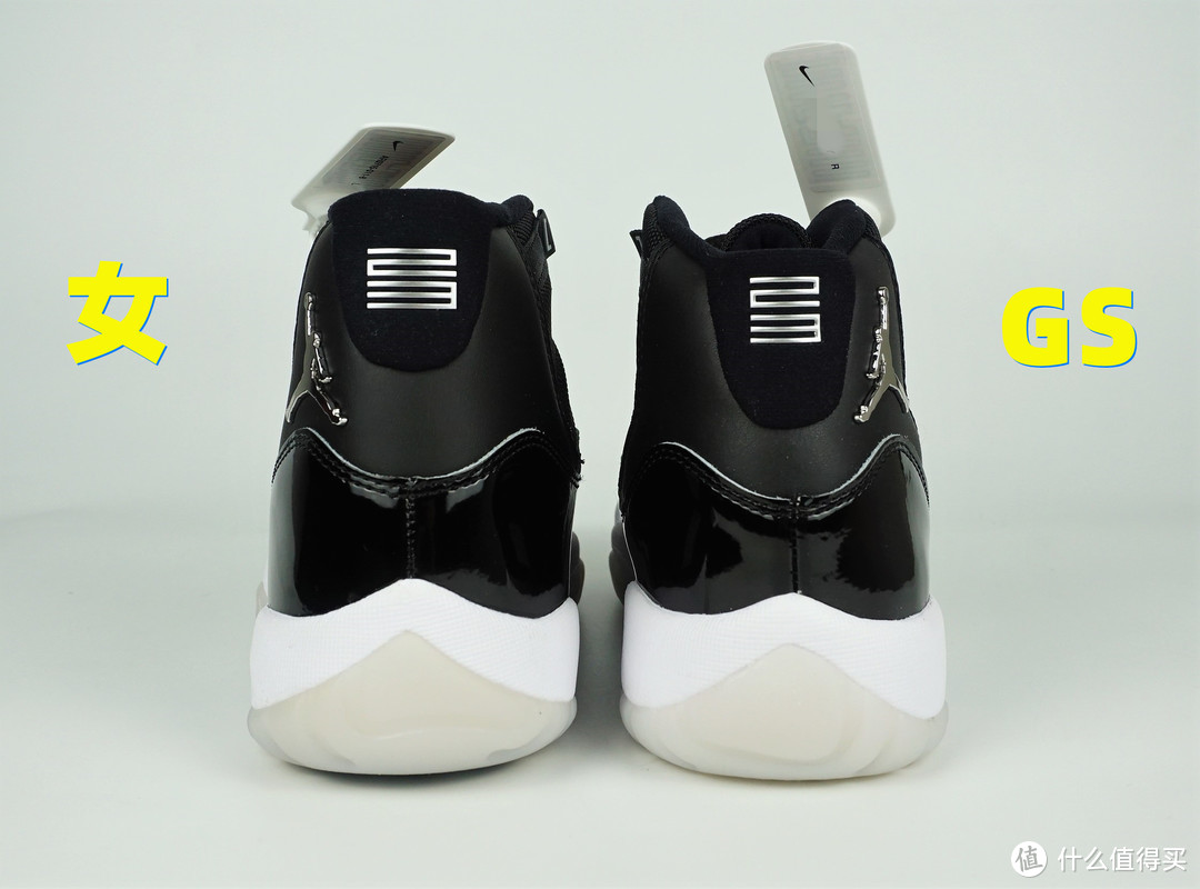 Air Jordan 11 Jubilee 25周年女款和GS款差啥？女款和GS尺码一样吗？