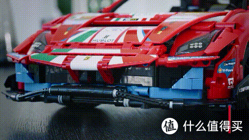 乐高新款42125 Ferrari 488 GTE法拉利赛车评测