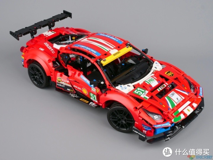 乐高新款42125 Ferrari 488 GTE法拉利赛车评测