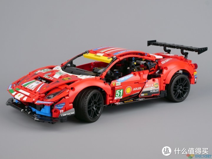 乐高新款42125 Ferrari 488 GTE法拉利赛车评测