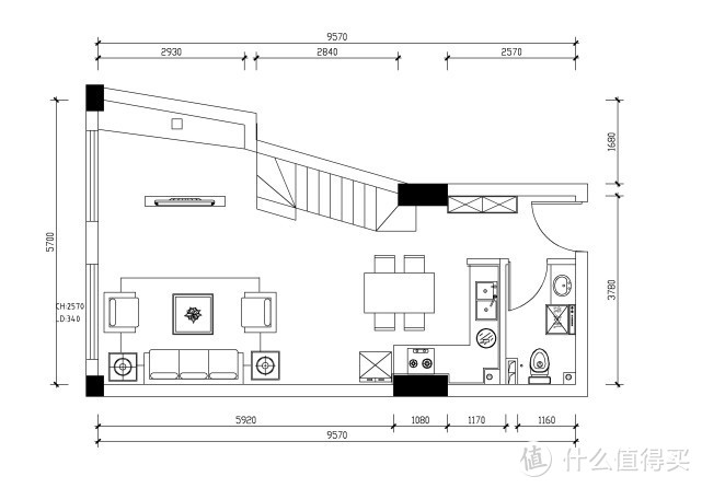 90平米loft现代轻奢风格装修，简洁大方的设计