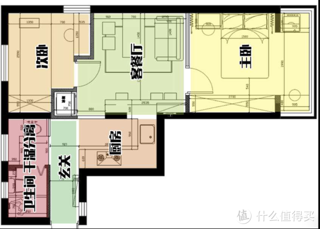 爆改上海48㎡老公房，她家玄关、干湿分离、2室1厅都是神来之笔！