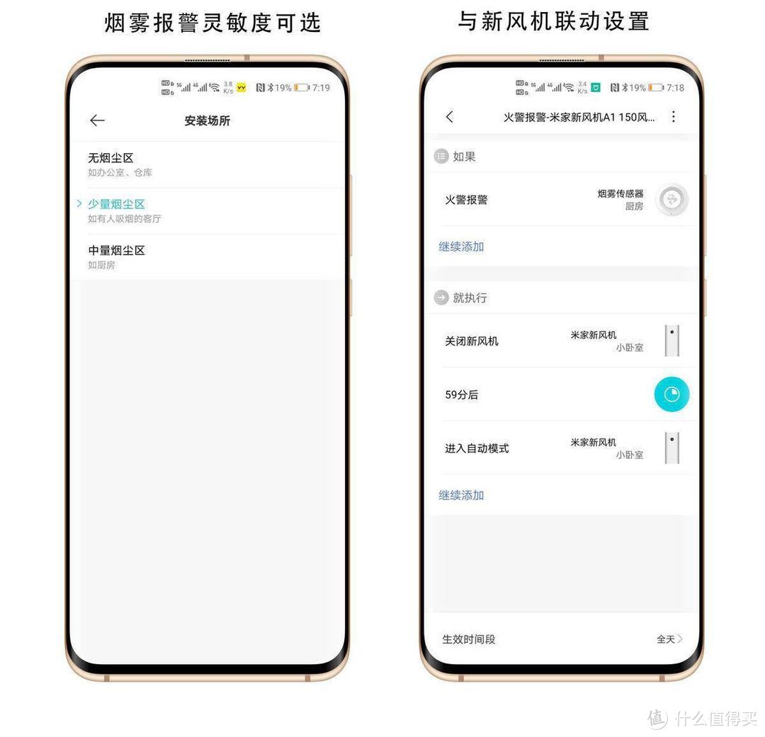 老小区油烟环伺如何通风？米家新风机、米家烟雾传感器联动完美解决、设置分享