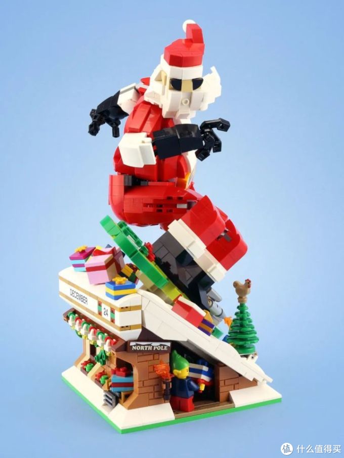 十八个精彩圣诞主题乐高moc作品欣赏_拼插积木_什么值得买
