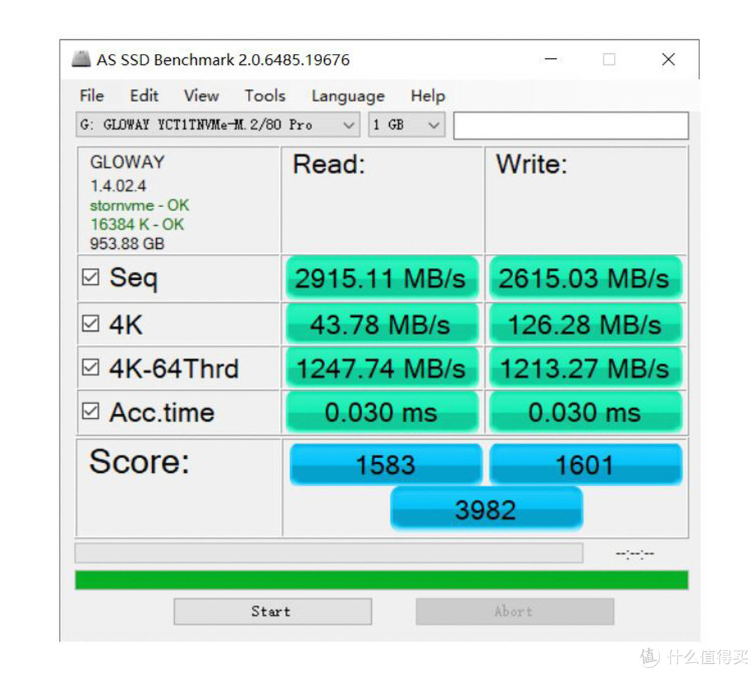 1TB纯国产NVMe SSD，实测性能，结果鹤立鸡群