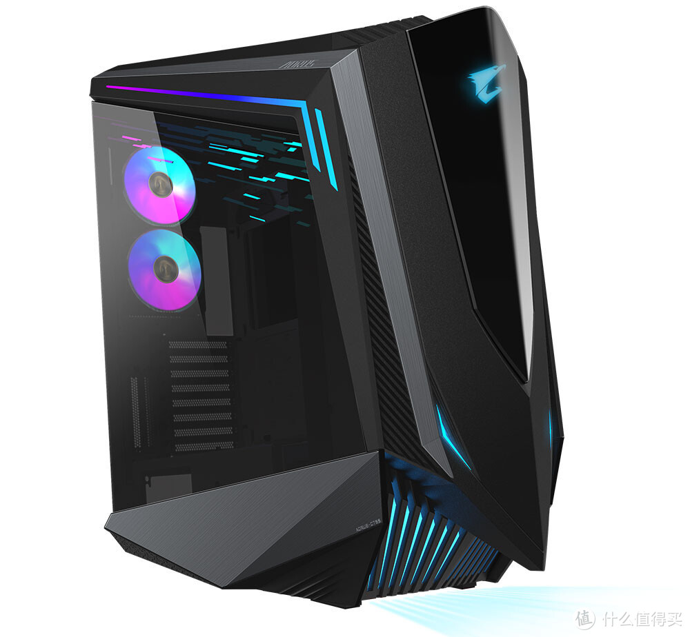 技嘉发布AORUS C700*级全塔机箱：自然仰角设计、霸气造型，变态级扩展