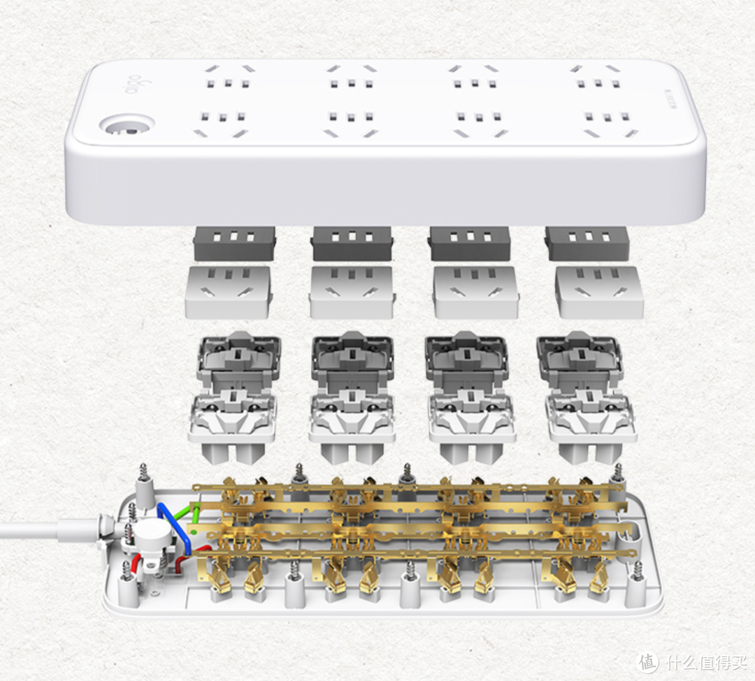 Aigo AC0801 八位延长线插座（插线板）开箱手记