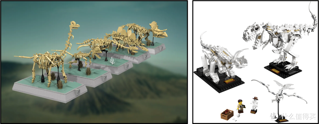 33款乐高Ideas官方量产套装与原版之间的对比