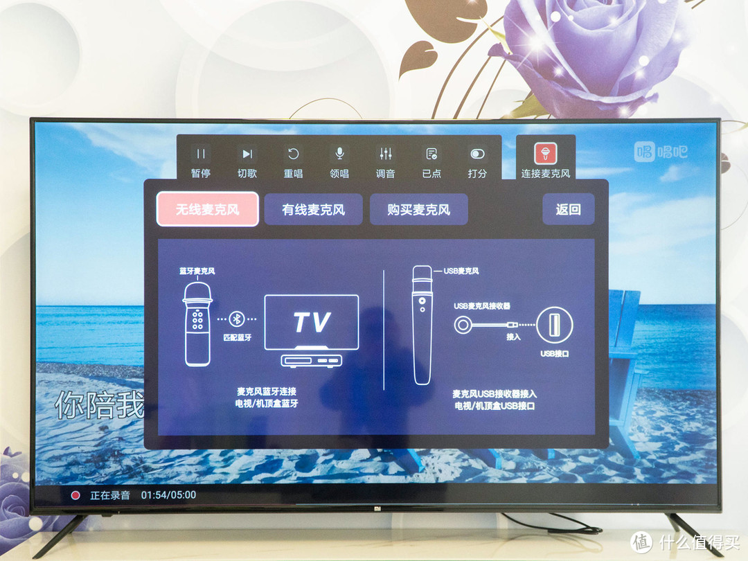 给生活加点料：小米电视配纯麦K歌无线麦克风，客厅秒变KTV
