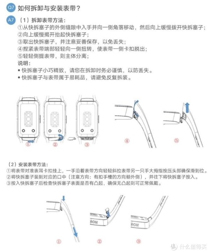 值得买内首篇关于荣耀手环6表带更换文章