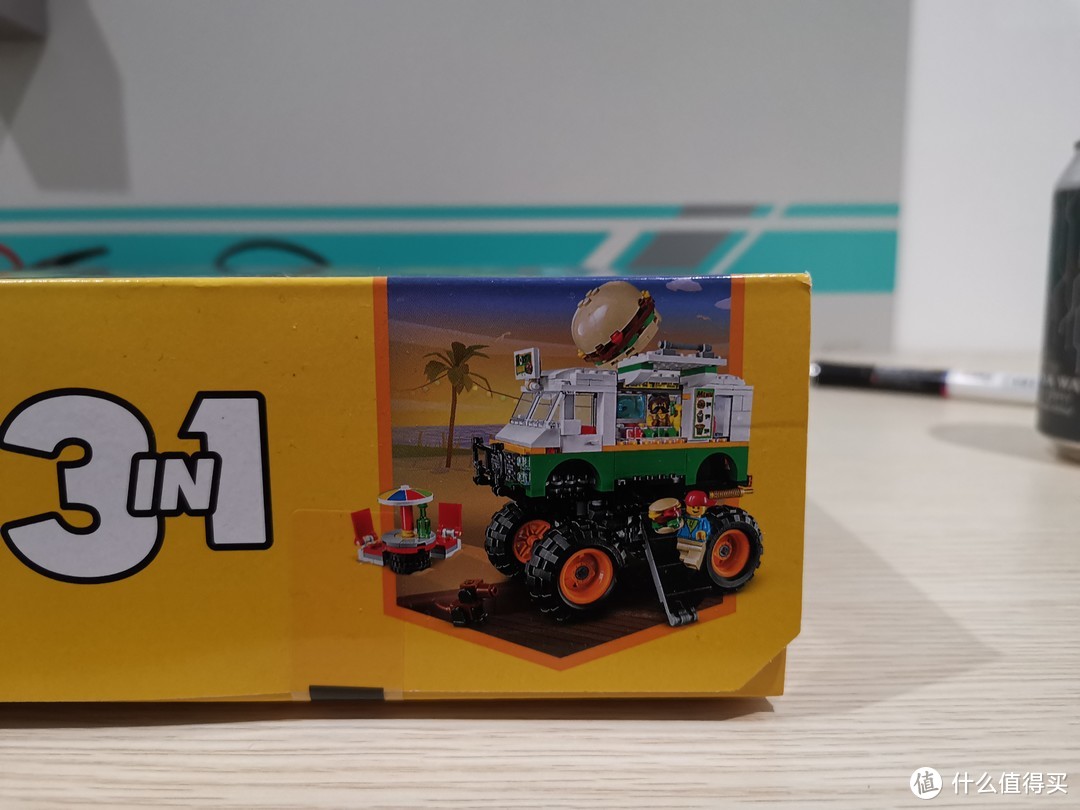 LEGO CREATOR创意3合1系列 巨轮汉堡车 A模式评测