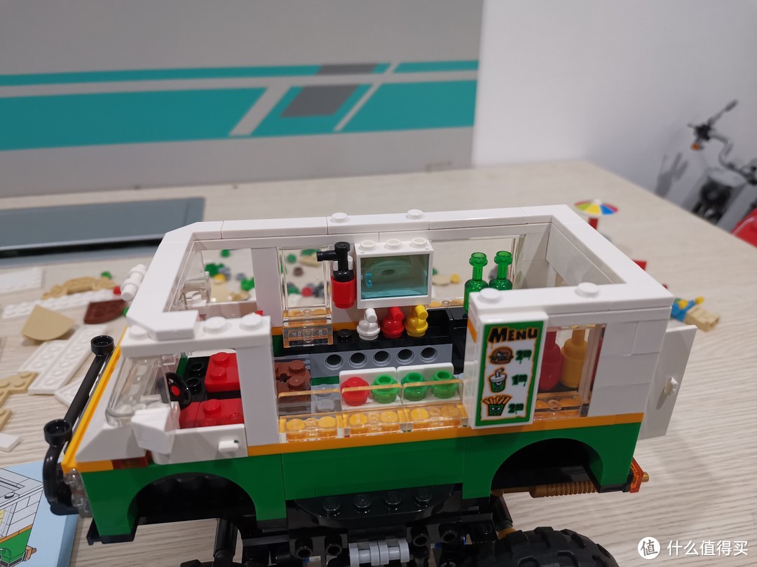 LEGO CREATOR创意3合1系列 巨轮汉堡车 A模式评测