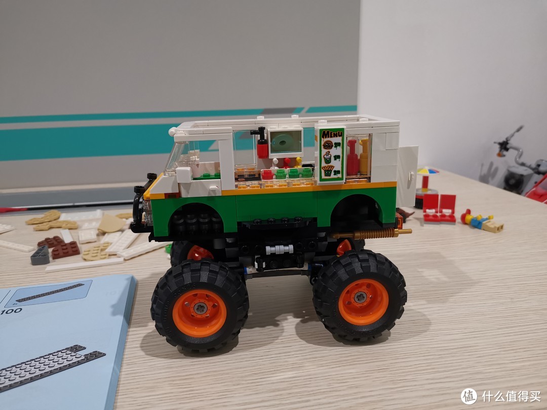 LEGO CREATOR创意3合1系列 巨轮汉堡车 A模式评测