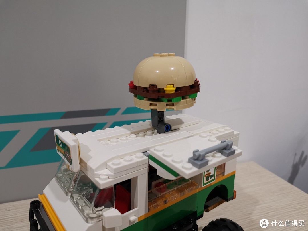 LEGO CREATOR创意3合1系列 巨轮汉堡车 A模式评测