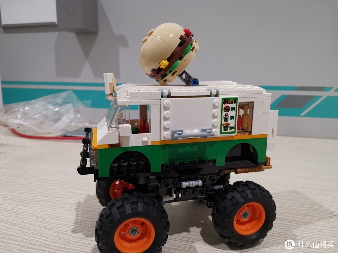 LEGO CREATOR创意3合1系列 巨轮汉堡车 A模式评测