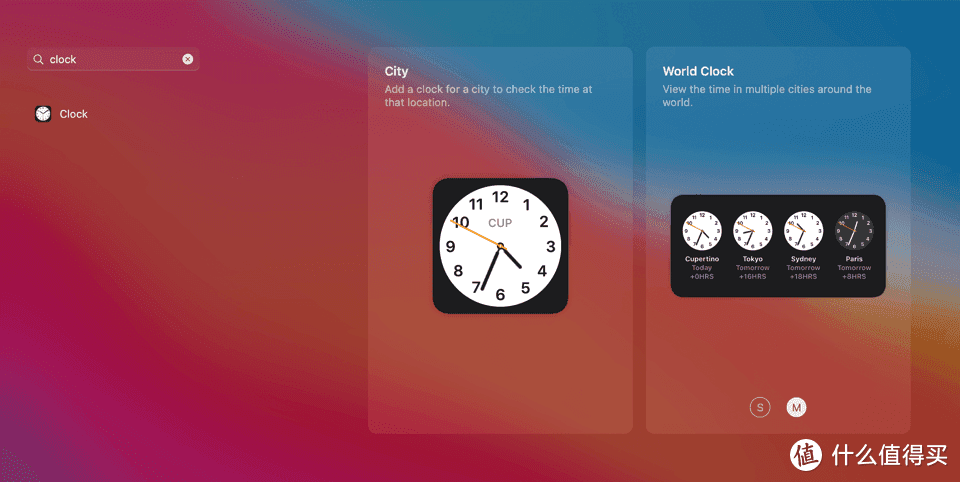macOS Big Sur 新增小组件功能介绍