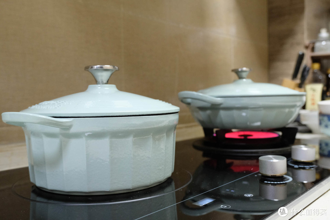 告别大黑锅，给厨房来点色彩——北鼎家庭珐琅锅组合 使用体验