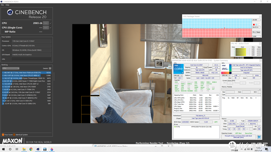 Intel 4G独显性能如何？测宏碁acer非凡S3x 11代i5笔记本