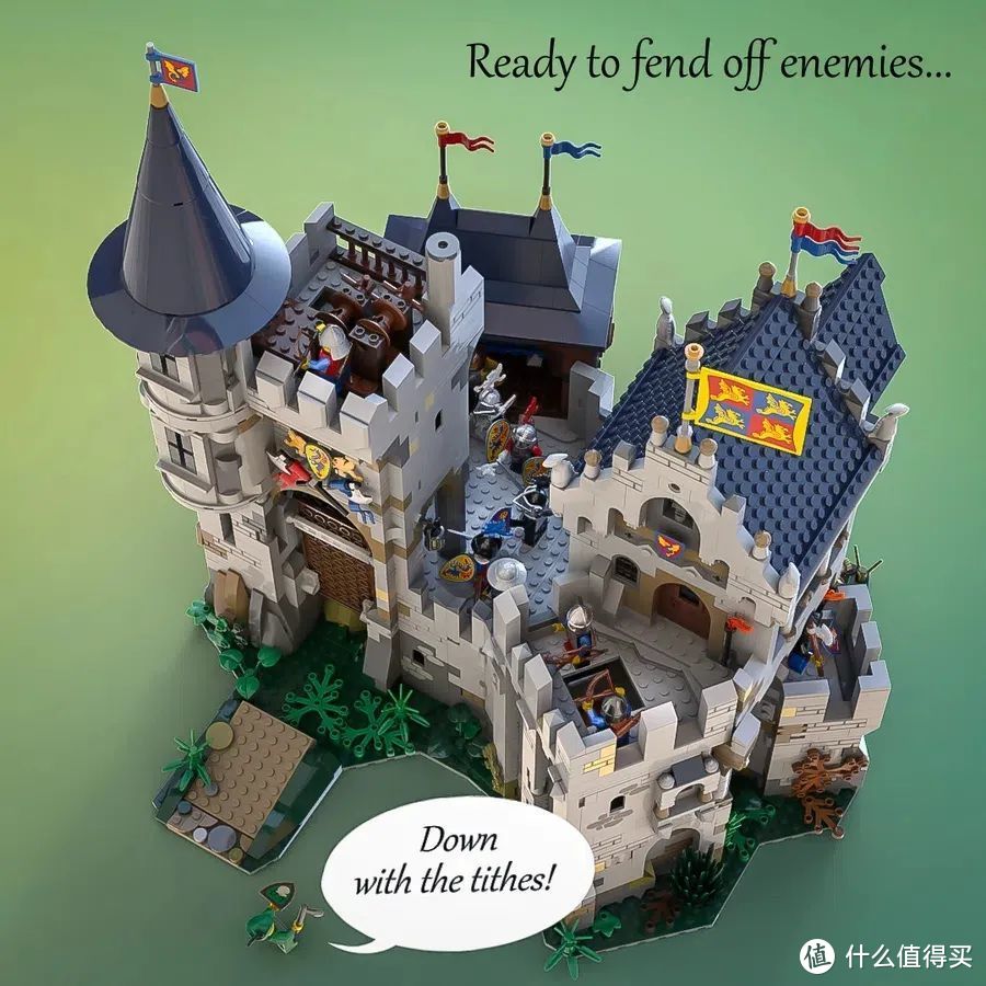 中世纪风格乐高Ideas城堡模型获得10000票支持！