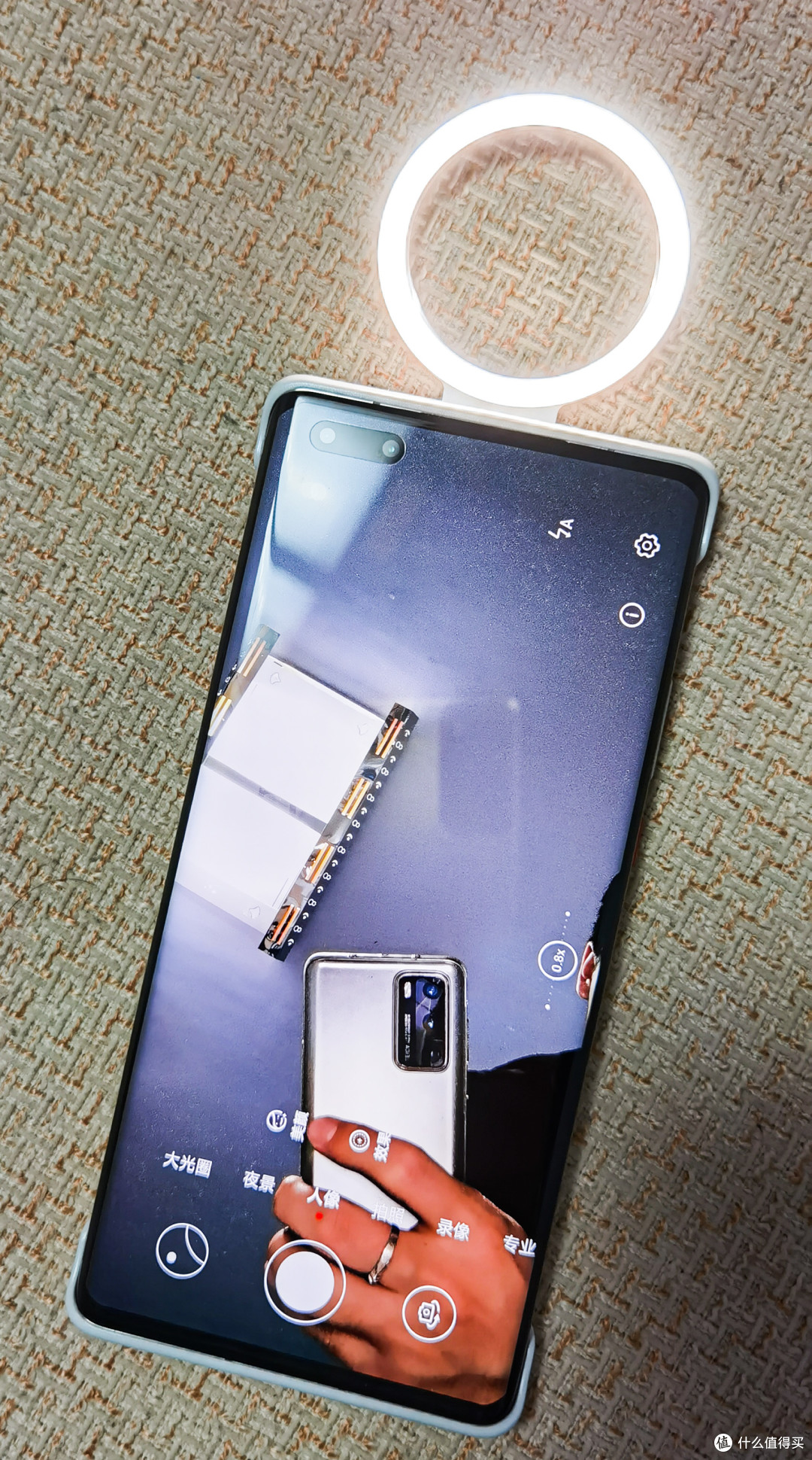 华为mate40pro绿边实拍开箱送老婆必买配件评测这两个299的官方配件