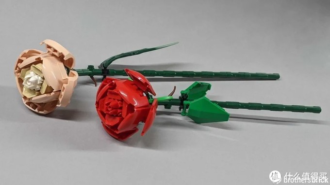 真香 乐高玫瑰和郁金香开箱评测 乐高 什么值得买