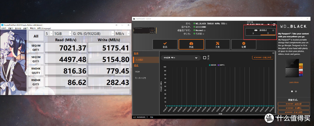 7GB/s的读取，西部数据的SN850这是要飞啊