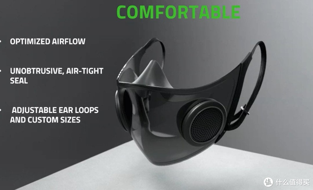 Razer雷蛇CES概念设计：60英寸卷轴环绕屏电竞座椅、N95口罩