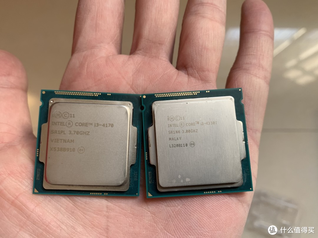 两个CPU对比