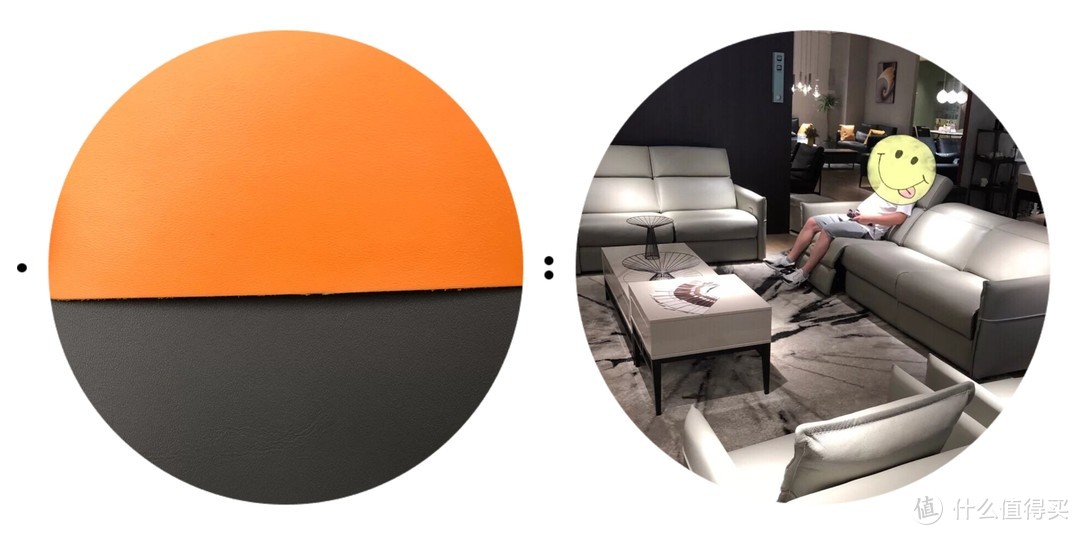 巨大的沙发 一米七五的人坐着显得好小只，配色更改为左图。