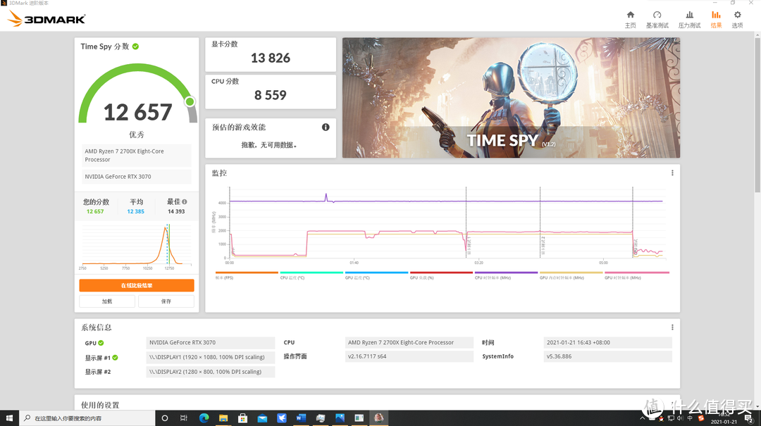 咸鱼装机2700X＋rtx3070