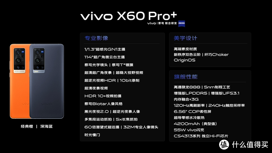 采用双主摄影像系统，vivo X60 Pro+正式发布